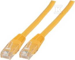 PATCHCORD RJ45 U/UTP 6 PVC CCA ŻÓŁ 2 SECURITYNET