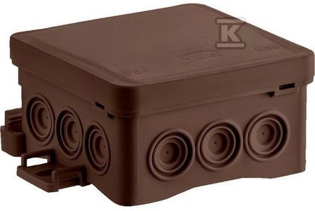 PUSZ.N/T NS6 85X85X40 IP54 FASTB.H.BRĄZ SIMET