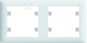 RAM.2-KR.POZ.BIAŁY LUMINA HAGER