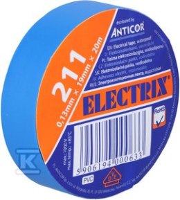 TAŚMA IZOL.19X20 NIEBIESKA ELECTRIC 211 ANTICOR
