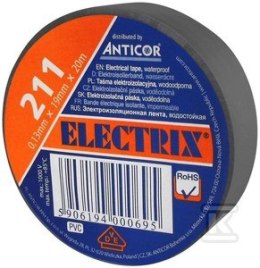 TAŚMA IZOL.19X20 SZARA ELECTRIC 211P ANTICOR