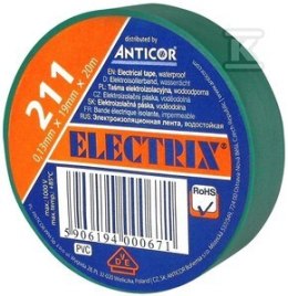 TAŚMA IZOL.19X20 ZIELONA ELECTRIC 211P ANTICOR