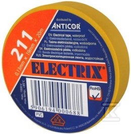 TAŚMA IZOL.19X20 ŻÓŁTA ELECTRIC 211P ANTICOR