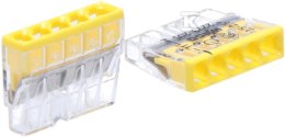 ZŁ.INST.5X2.5MM2 PRZEZR/ŻÓŁTA OPK=10 WAGO
