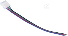 ZŁĄCZKA LED RGB 10MM TAŚMA-ZASILACZ NEXTEC