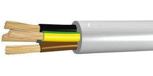 OMY-ŻO(H03VV-F)4X0,75 300V BIAŁY TOP Marki
