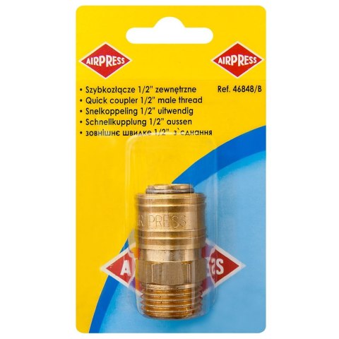 SZYBKOZŁĄCZE GWINT ZEWNĘTRZNY 1/2" EURO AIRPRESS AIRPRESS