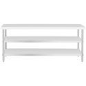 Stół do kuchni z 2 półkami stalowy nierdzewny 200 x 70cm Royal Catering