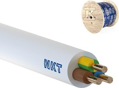 YDY-ŻO 3X2,5 750V BĘBEN NKT NKT
