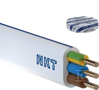 YDYP-ŻO 3X1,5 750V PRZEW NKT INSTAL PLU NKT