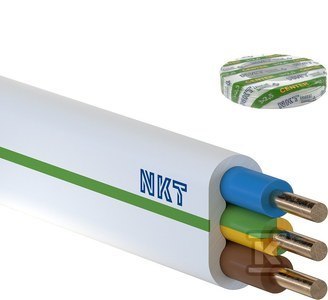 YDYP-ŻO 3X2,5 750V NKT CENTER NKT