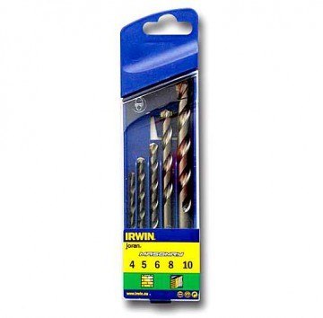 ZESTAW WIERTEŁ DO BETONU 5szt. 4-10mm MASONRY IRWIN IRWIN