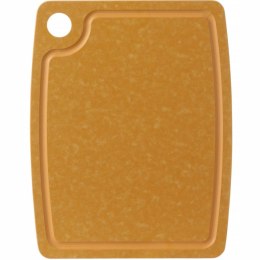 Deska do krojenia z włókna drzewnego 370 x 275 mm - brązowa Hendi