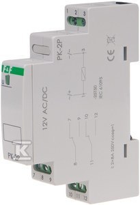 PK-2P-PRZEKAŹNIK EL-MAG.12V AC/DC,2X8A F&F