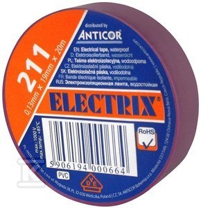 TAŚMA IZOL.19X20 FIOLET ELECTRIC 211P ANTICOR