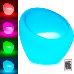 Fotel klubowy barowy podświetlany LED 62 x 68 cm Royal Catering