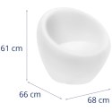 Fotel klubowy barowy podświetlany LED 62 x 68 cm Royal Catering