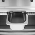 Grill gazowy podwójny gładki ryflowany z szafką wolnostojący 12 kW Royal Catering