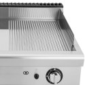 Grill gazowy podwójny gładki ryflowany z szafką wolnostojący 12 kW Royal Catering