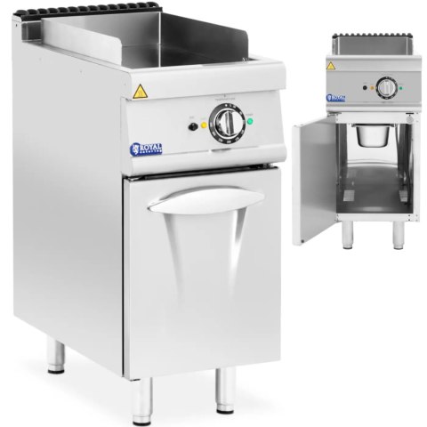 Grill płyta grillowa elektryczna gładka z szafką wolnostojąca 5.4 kW 400 V Royal Catering