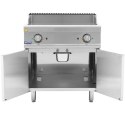 Grill płyta grillowa elektryczna podwójna gładka z szafką wolnostojąca 10.8 kW 400 V Royal Catering