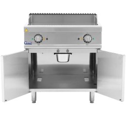Grill płyta grillowa elektryczna podwójna gładka z szafką wolnostojąca 10.8 kW 400 V Royal Catering