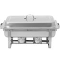 Podgrzewacz do potraw bemar bufetowy na pastę GN 1/1 7.5 l STAL- zestaw 4 szt. Royal Catering