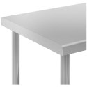 Stół blat roboczy na kółkach 2 poziomy 60 x 90 cm STAL do 145 kg Royal Catering