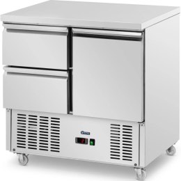 Stół chłodniczy 1 komora 2 szuflady na kółkach 240 l 90 x 70 x 95 cm Royal Catering