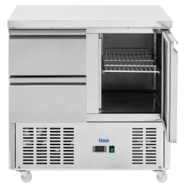 Stół chłodniczy 1 komora 2 szuflady na kółkach 240 l 90 x 70 x 95 cm Royal Catering