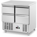 Stół chłodniczy 4 szuflady na kółkach 240 l 90 x 70 x 95 cm Royal Catering