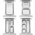 Stół chłodniczy 4 szuflady na kółkach 240 l 90 x 70 x 95 cm Royal Catering