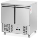 Stół chłodniczy gastronomiczny na kółkach 2 komory 240 l 90 x 70 x 95 cm Royal Catering
