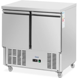Stół chłodniczy gastronomiczny na kółkach 2 komory 240 l 90 x 70 x 95 cm Royal Catering