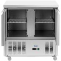Stół chłodniczy gastronomiczny na kółkach 2 komory 240 l 90 x 70 x 95 cm Royal Catering