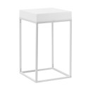 Stolik barowy klubowy kwadratowy podświetlany RGBW LED 60 x 60 x 106 cm Royal Catering