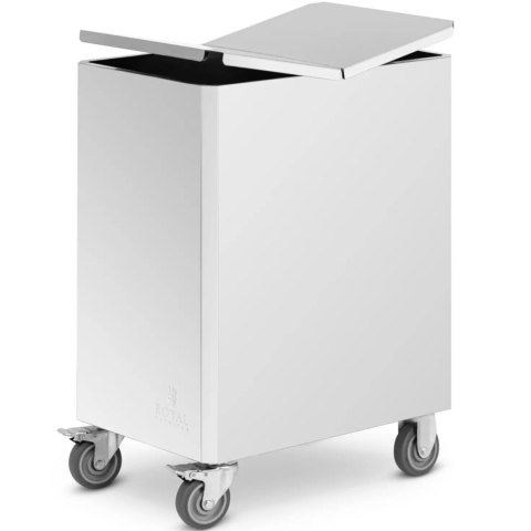 Wózek pojemnik na mąkę produkty sypkie 17 l 60.5 x 40.5 x 79 cm Royal Catering