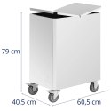 Wózek pojemnik na mąkę produkty sypkie 17 l 60.5 x 40.5 x 79 cm Royal Catering