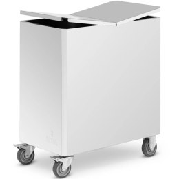 Wózek pojemnik na mąkę produkty sypkie 18 l 70.5 x 40.5 x 79 cm Royal Catering