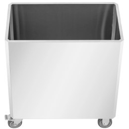 Wózek pojemnik na mąkę produkty sypkie 18 l 70.5 x 40.5 x 79 cm Royal Catering