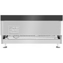 Grill gazowy podwójny gładki nastawny nierdzewny na gaz ziemny 2x 3.1 kW 0.02 bar 60 x 40 cm Royal Catering