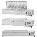 Nadstawa chłodnicza ze stalową pokrywą 6x GN1/3 140cm Royal Catering