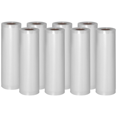 Worki próżniowe moletowane folia w rolce do pakowarki próżniowej 600 x 20 ZESTAW - 8 rolek Royal Catering