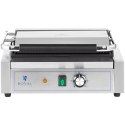 Grill kontaktowy elektryczny płyta gładka i ryflowana 33 x 22 cm 2200 W Royal Catering