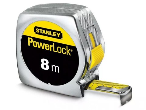 MIARA ZWIJANA 8m x 25mm POWERLOCK TWORZYWO STANLEY STANLEY MIARA ZWIJANA 8m x 25mm POWERLOCK TWORZYWO STANLEY STANLEY