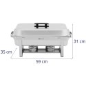 Podgrzewacz bemar bufetowy do potraw na pastę z pojemnikami GN 2 x 8l - zestaw 2 szt. Royal Catering