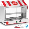 Podgrzewacz witryna grzewcza do hot dogów na 300 parówek 100 bułek 30 - 110 C 2400 W Royal Catering