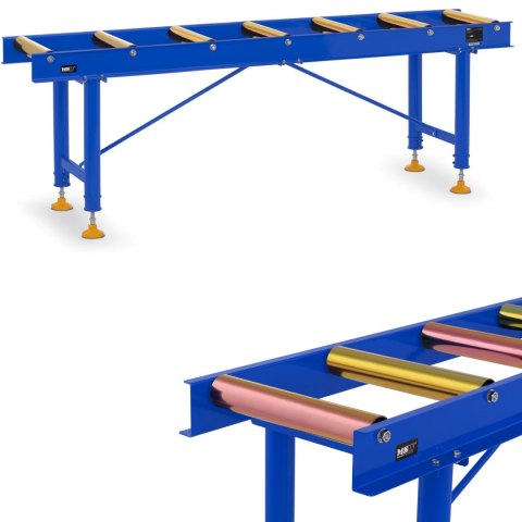 Przenośnik podajnik rolkowy 2000x420 mm do 400 kg MSW