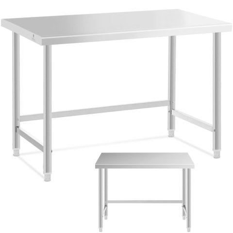 Stół blat roboczy centralny stalowy 120 x 70 cm do 93 kg Royal Catering