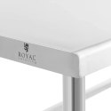 Stół blat roboczy centralny stalowy 120 x 70 cm do 93 kg Royal Catering
